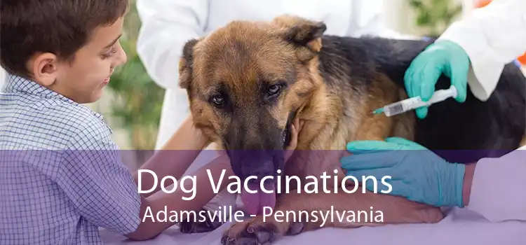 Dog Vaccinations Adamsville - Pennsylvania