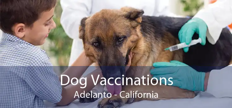 Dog Vaccinations Adelanto - California