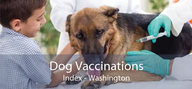 Dog Vaccinations Index - Washington